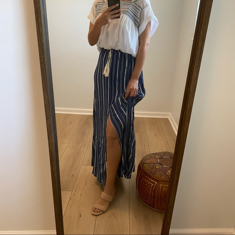 UO Stripe Maxi Skirt